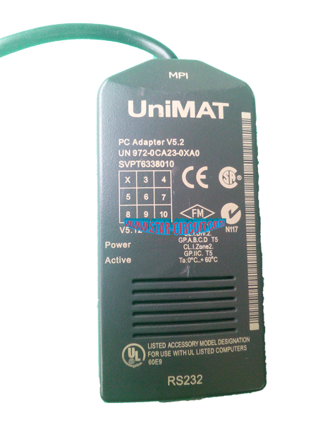 UNIMAT-PC-ADAPTER-V5-2-UN972-0CA23-0XA0