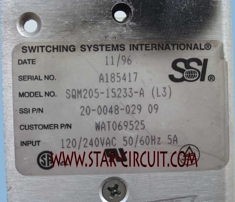 SSI-SQM205-15233-A-A185417-01